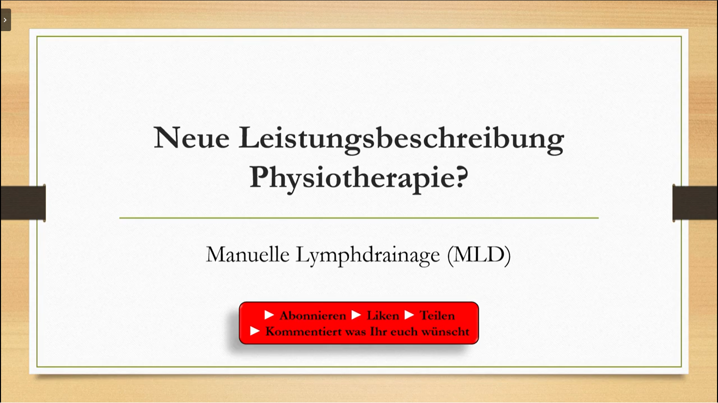 Neue Leistungsbeschreibung Physiotherapie?